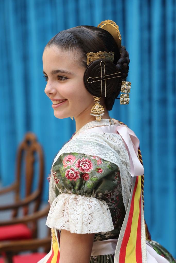 Paula Nieto, Fallera Mayor Infantil de Valencia vestida por Segles Indumentaria 