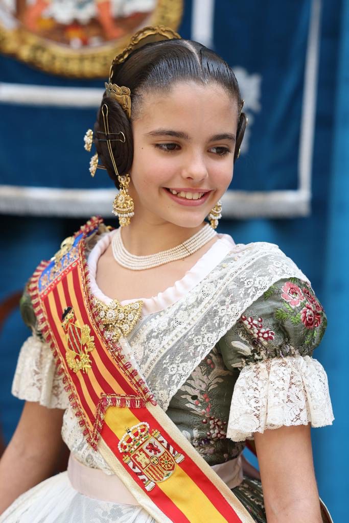 Paula Nieto, Fallera Mayor Infantil de Valencia vestida por Segles Indumentaria 