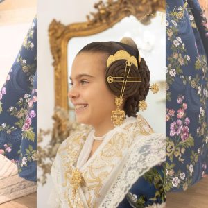 Marina Garcia Arribas, Fallera Mayor Infantil de Valencia 2024 en Segles Indumentaria Valenciana