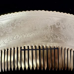 Peineta de Huertana en oro referencia 340 de venta en Segles Indumentaria Valenciana