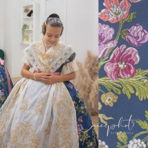 Marina Garcia Arribas, Fallera Mayor Infantil de Valencia 2024 en Segles Indumentaria Valenciana