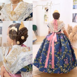 Marina Garcia Arribas, Fallera Mayor Infantil de Valencia 2024 en Segles Indumentaria Valenciana